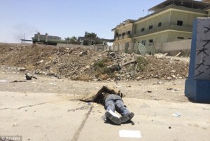 The city of Mosul in Iraq, which ISIS soldiers have taken over.