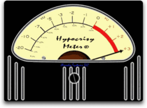 hypocrisy-meter